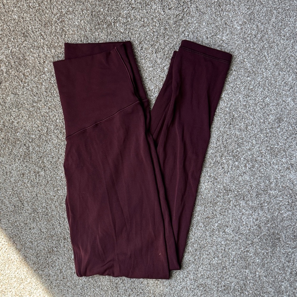 Aerie Burgundy Leggings